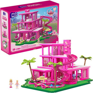 Mattel - Mega Building Sets - Barbie: The Movie - Dreamhouse Building Kit - 1 Pack