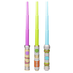 Hasbro Inc - Star Wars Roleplay - Young Jedi Adventures - Extendable Lightsaber Assortment - 5L41 - 12 Pack