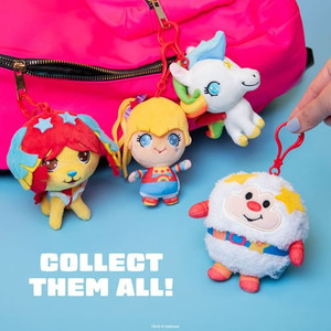 The Loyal Subjects - Rainbow Brite Plush - 12pc Backpack Clip Assorted Display - 12 Pack