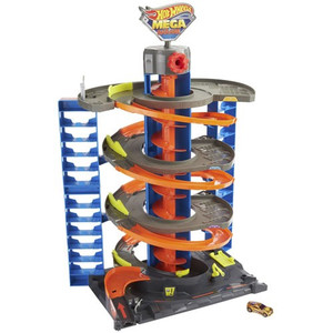 Mattel - 1:64 Scale Diecast - Hot Wheels City - Mega Garage Playset - 2 Pack Mattel - 1:64 Scale Diecast - Hot Wheels City - Mega Garage Playset - 2 Pack