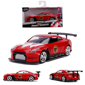 Jada Toys, Inc - 1:32 Scale Diecast - Hollywood Rides - Power Rangers - 2009 Nissan GT-R (R35) (Red Ranger Deco) - 24 Pack Jada Toys, Inc - 1:32 Scale Diecast - Hollywood Rides - Power Rangers - 2009 Nissan GT-R (R35) (Red Ranger Deco) - 24 Pack