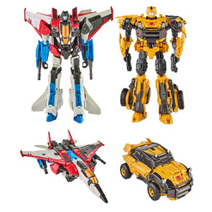Hasbro Inc - Transformers: Reactivate Figures - Bumblebee And Starscream 2-Pack - 5M82 - 3 Pack