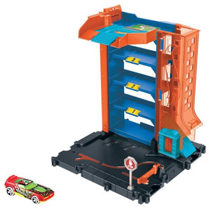 Mattel - 1:64 Scale Diecast - Hot Wheels City - Downtown Car Park Playset - 3 Pack Mattel - 1:64 Scale Diecast - Hot Wheels City - Downtown Car Park Playset - 3 Pack