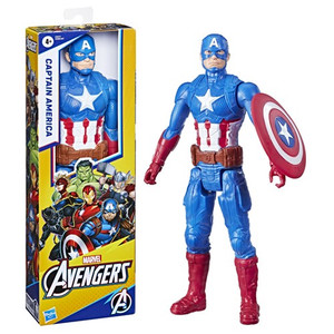 Hasbro Inc - Avengers Figures - 12" Titan Hero Series - Captain America - 5X03 - 4 Pack Hasbro Inc - Avengers Figures - 12" Titan Hero Series - Captain America - 5X03 - 4 Pack