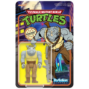 Super7 - Reaction Figures - TMNT - W08 - Rocksteady (Cartoon) - 4 Pack