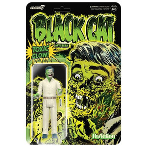 Super7 - ReAction Figures - Pre-Code Horror - W03 - Black Cat Mystery - Radium Man (Glow) - 4 Pack