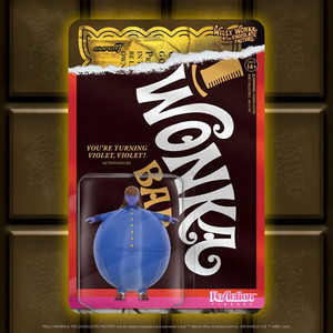 Super7 - ReAction Figures - Willy Wonka & The Chocolate Factory - W03 - Violet Beauregarde (Blueberry) - 4 Pack