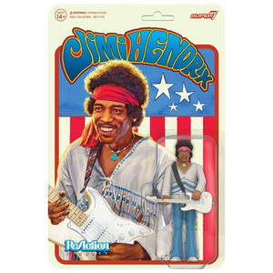 Super7 - ReAction Figures - Jimi Hendrix - W03 - Jimi Hendrix (Festival) - 4 Pack Super7 - ReAction Figures - Jimi Hendrix - W03 - Jimi Hendrix (Festival) - 4 Pack