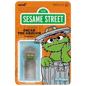 Super7 - ReAction Figures - Sesame Street - W02 - Oscar The Grouch - 4 Pack
