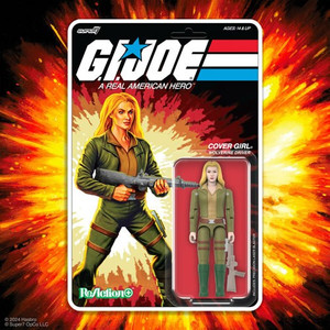 Super7 - ReAction+ Figures - G.I. Joe - W01 - Cover Girl (Blonde) - 4 Pack