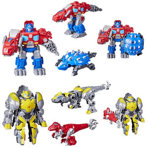 Hasbro Inc - Transformers Dinobot Adventures Figures - Dino Defenders Assortment - 5L00 - 6 Pack Hasbro Inc - Transformers Dinobot Adventures Figures - Dino Defenders Assortment - 5L00 - 6 Pack