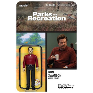 Super7 - Reaction Figures - Parks And Recreation - W01 - Ron Swanson - 6 Pack