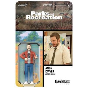 Super7 - Reaction Figures - Parks And Recreation - Wave 02 - Andy Dwyer (Mouse Rat) - 6 Pack