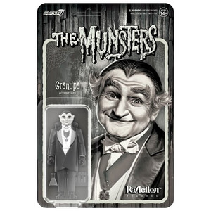 Super7 - Reaction Figures - The Munsters - W02 - Grandpa (Grayscale) - 6 Pack Super7 - Reaction Figures - The Munsters - W02 - Grandpa (Grayscale) - 6 Pack