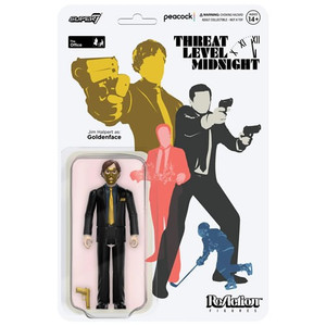 Super7 - Reaction Figures - The Office - W01 - Threat Level Midnight - Jim Halpert As Goldenface - 6 Pack
