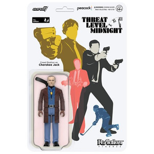 Super7 - Reaction Figures - The Office - W01 - Threat Level Midnight - Creed Bratton As Cherokee Jack - 6 Pack