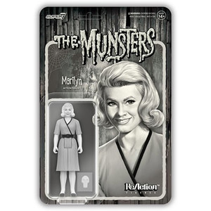 Super7 - Reaction Figures - The Munsters - W03 - Marilyn Munster (Grayscale) - 6 Pack Super7 - Reaction Figures - The Munsters - W03 - Marilyn Munster (Grayscale) - 6 Pack