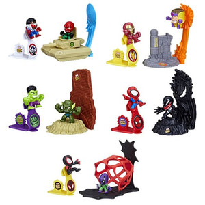 Hasbro Inc - Marvel’s Stunt Squad Playsets - Hero Vs Villain Assortment - 5L01 - 8 Pack Hasbro Inc - Marvel’s Stunt Squad Playsets - Hero Vs Villain Assortment - 5L01 - 8 Pack