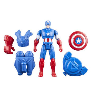 Hasbro Inc - Avengers Figures - Epic Hero Series - 4" Battle Gear Captain America - 5X00 - 8 Pack Hasbro Inc - Avengers Figures - Epic Hero Series - 4" Battle Gear Captain America - 5X00 - 8 Pack