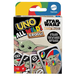 Mattel - Card Games - UNO All Wild - Star Wars - The Mandalorian - Grogu - 8 Pack