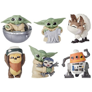 Hasbro Inc - Star Wars Figures - The Mandalorian - 2.2" Bounty Collection - S08 - Assortment - 5L04 - 12 Pack