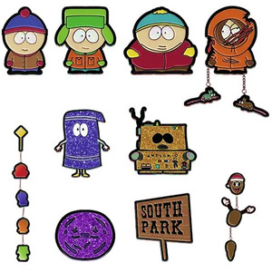 Kidrobot - Pins & Buttons - South Park - 20pc Deluxe Enamel Pins Display - 20 Pack Kidrobot - Pins & Buttons - South Park - 20pc Deluxe Enamel Pins Display - 20 Pack