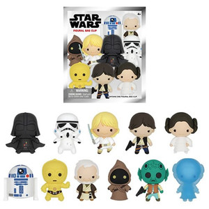 Monogram International - 3D Foam Collectible Bag Clips - Star Wars - S01 - 24pc Blind Bag Display - 24 Pack