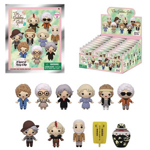 Monogram International - 3D Foam Collectible Bag Clips - Golden Girls - S02 - 24pc Blind Bag Display - 24 Pack