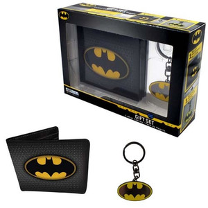 Abysse America - DC Comics Accessories - Batman - Wallet & Keyring - 3 Pack Abysse America - DC Comics Accessories - Batman - Wallet & Keyring - 3 Pack