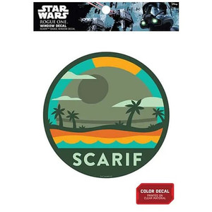 Fanwraps - Automotive Graphics - Star Wars - Death Star Over Scarif Badge Window Decal - 4 Pack Fanwraps - Automotive Graphics - Star Wars - Death Star Over Scarif Badge Window Decal - 4 Pack