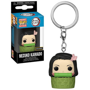 Funko - Pocket Pop! Keychains - Demon Slayer - Nezuko Kamado (Basket) (Exclusive) - 6 Pack