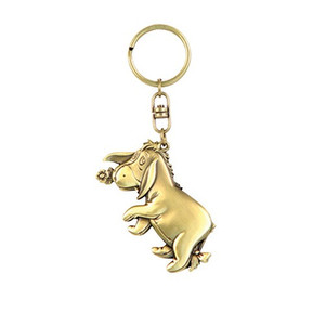 Monogram International - Keychains - Disney - Winnie The Pooh - Brass Eeyore - 6 Pack