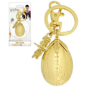 Monogram International - Keychains - Harry Potter - Golden Egg Pewter Key Ring - 6 Pack
