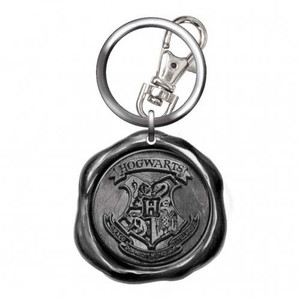 Monogram International - Keychains - Harry Potter - Pewter Hogwarts Seal Stamp - 6 Pack