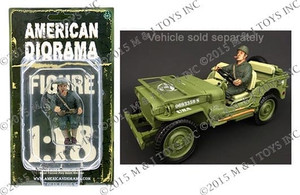 American Diorama 1:18 Ww Ii Army Usa Soldier Iv Mj Exclusive- Diecast