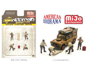 American Diorama 1:64 Off-road Adventure Figure Set Mijo Exclusives- Diecast American Diorama 1:64 Off-road Adventure Figure Set Mijo Exclusives- Diecast