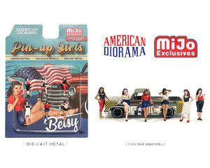 American Diorama 1:64 Pin Up Girls Figure Set Mijo Exclusives- Diecast American Diorama 1:64 Pin Up Girls Figure Set Mijo Exclusives- Diecast