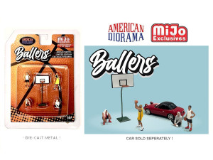 American Diorama 1:64 Ballers Set Limited 3,600 Set Mijo Exclusives- Diecast American Diorama 1:64 Ballers Set Limited 3,600 Set Mijo Exclusives- Diecast