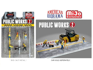 American Diorama 1:64 Public Works 2 Mijo Exclusives Limited Edition 3,600 Pieces- Diecast American Diorama 1:64 Public Works 2 Mijo Exclusives Limited Edition 3,600 Pieces- Diecast