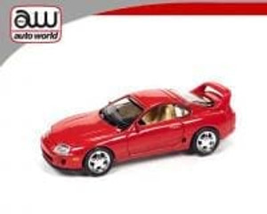 Auto World 1:64 1993 Toyota Supra Red- Diecast