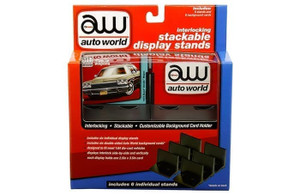 Auto World Interlocking Stackable Display Stands- Diecast Auto World Interlocking Stackable Display Stands- Diecast
