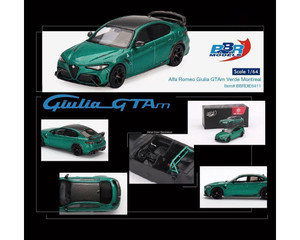 Bbr Models 1:64 Alfa Romeo Giulia Gtamâ  ( Verde Montreal )- Diecast