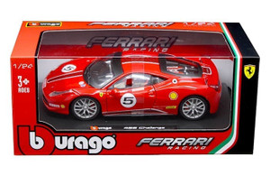 Bburago 1:24 Ferrari 458 Challenger Racing Ferrari- Diecast