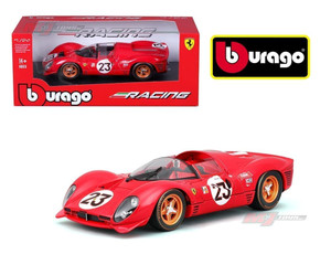 Bburago 1:24 Ferrari 330 P4 #23 Winner 1967 24h Daytona Ferrari Racing- Diecast