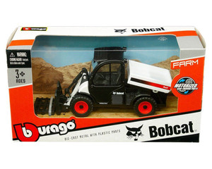Bburago Bobcat Toolcat 5600 With Pallet Fork -farmland 10cm Moto- Diecast