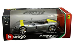 Bburago 1:18 Ferrari Race & Play Ferrari Monza Sp1 (silver)- Diecast