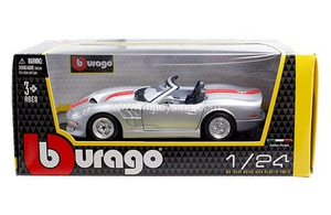 Bburago 1:24 W/b 1998 Shelby Series 1 (silver)- Diecast