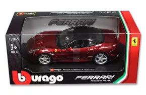 Bburago 1:24 Ferrari Race & Play Ferrari California T Closed Top (red)- Diecast