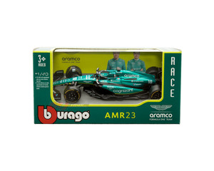 Bburago 1:43 Aston Martin Cognizant Aramco F1 Team Amr23 2023 #18 Lance Stroll Race Series- Diecast