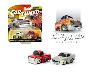 Cartuned 1:64 2-pack 1969 Chevrolet Camaro And 1987 Chevrolet C10 Series 1 2024- Diecast Cartuned 1:64 2-pack 1969 Chevrolet Camaro And 1987 Chevrolet C10 Series 1 2024- Diecast